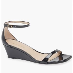 Stuart Weitzman Nudistcurve Wedge Sandal Size 9.5 New